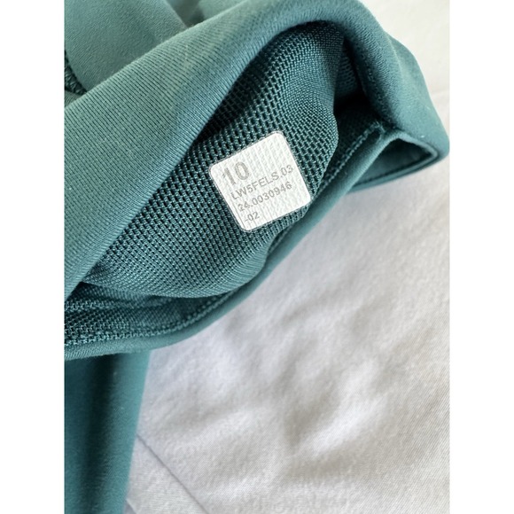 Lululemon Wunder Under Nulu HR TIGHT 25" Storm Teal Size 10 Workout Yoga EUC - Picture 8 of 11